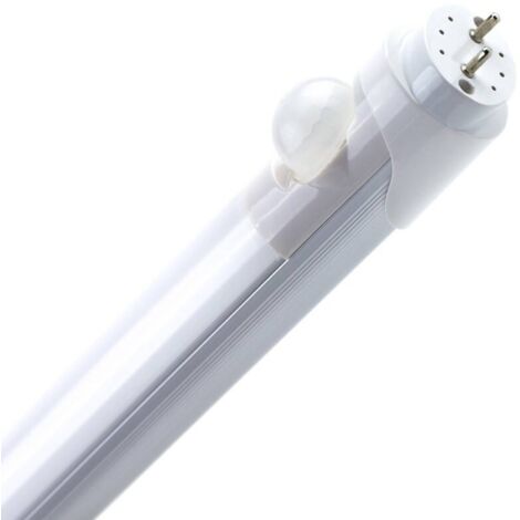 Tubo LED T8 G13 60 cm Aluminio con Detector de Movimiento PIR il. Seguridad Conexión Dos Laterales 9W 100lm/W