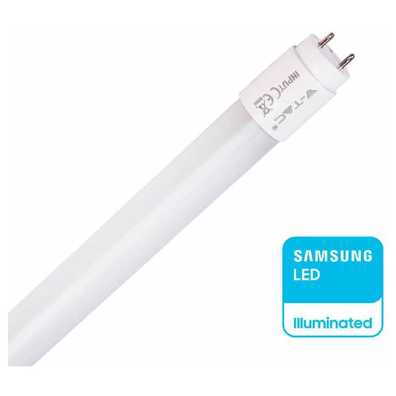 

Tubo LED T8 Samsung PRO 18W 160° 120cm. Nanoplástico Rotativo Temperatura de color - 4000K Blanco natural