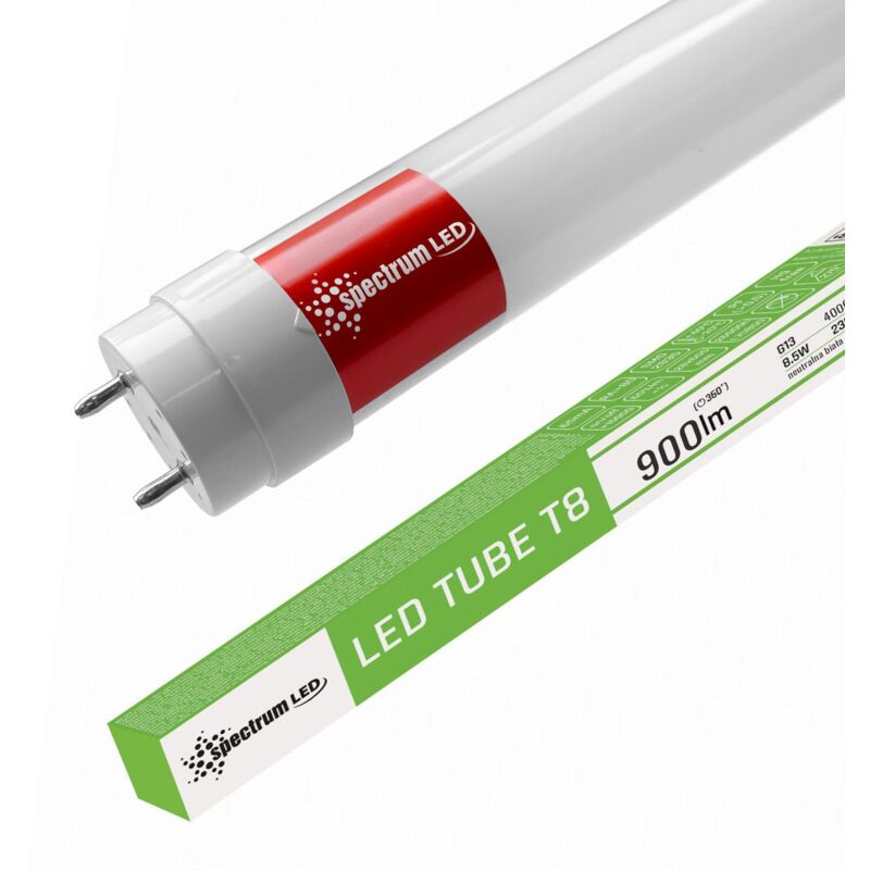 Image of Tubo / lampada fluorescente a led bianco neutro 60CM T8 230V 8.5W WOJ+22301