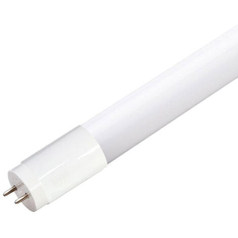Tubo LED T8 SMD2835 Epistar Cristal - 18W - 120cm, Conexión dos Laterales, Blanco cálido - Blanco cálido
