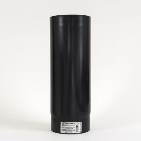 Tubo lineare arredo canale da fumo stufa a pellet sistema scarico diametro 180mm misura h 500 mm - confezione 1