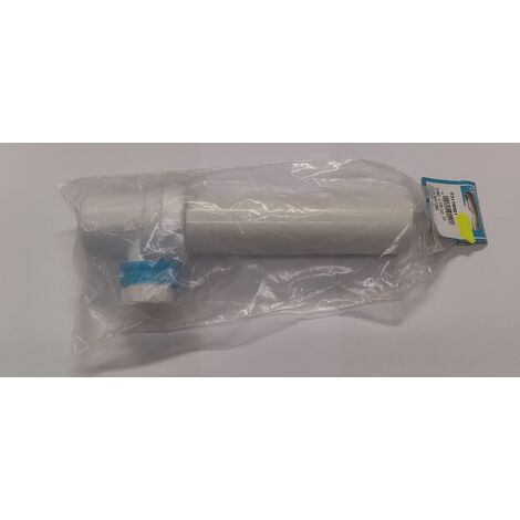 TUBO LISCIO PP CON AERATORE Ø40MMx250MM- IN PLASTICA COLORE BIANCO