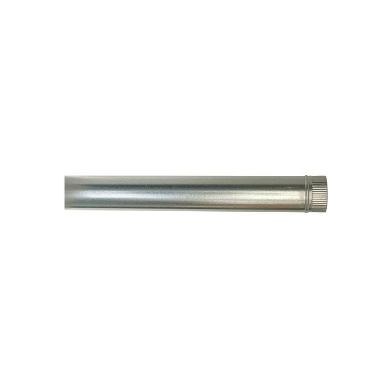 

FR - Tubo Liso Galvanizado Chimenea Diam. 100 X 1 Mt X 0,50 Mm