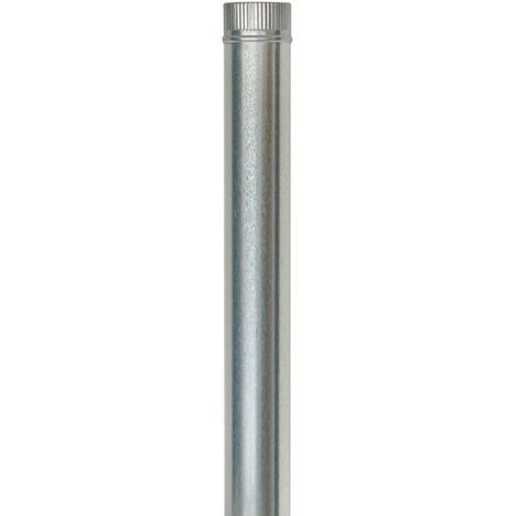 TUBO LISO GALV. 1 M. Ø 100 MM.