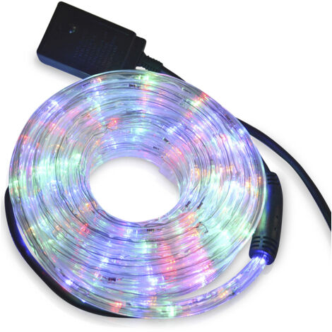 Tubo Luminoso 240 Leds 10 m. con Controlador Efectos Multicolor Exterior