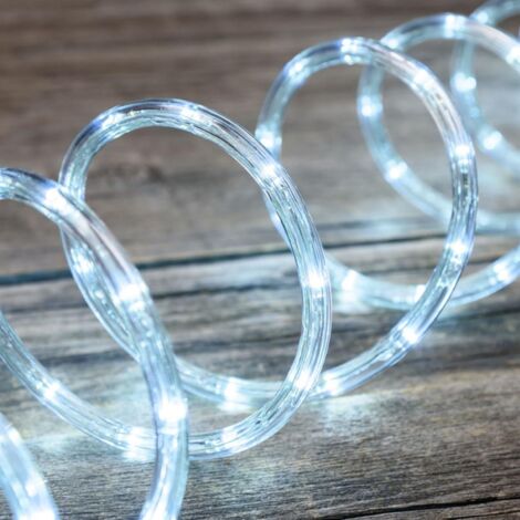 Tubo luminoso a led Ø 10 mm decorazione natalizia luce con giochi da esterno -Luce Multicolore / 240 Led - 10 mt