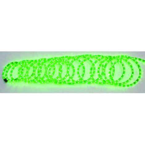 Tubo Luminoso Con Giochi Luce Verde - mt.6 con 216 luci
