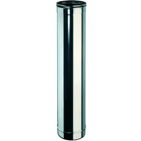 Tubo monoparete inox l.1000  d.60