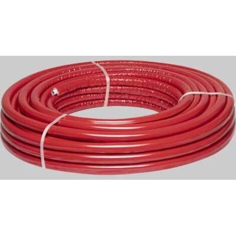 TUBO MULTISTRATO RIVESTITO ROSSO CARDINALE - 20x2