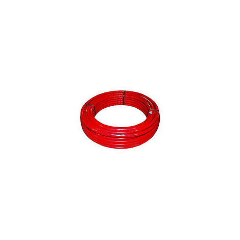 TUBO MULTISTRATO ROSSO 25M D.20MM RIVESTITO