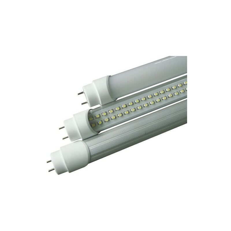 Image of Trade Shop Traesio - Trade Shop - Tubo Neon Led T8 18w 220v Smd Potenti Tubo Neon 120 Cm Luce Fredda E/o Calda -bianco Freddo Copertura Opaca