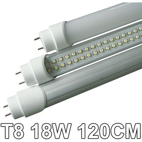 Luce Fredda O Calda.Tubo Neon Led T8 18w 220v Smd Potenti Tubo Neon 120 Cm Luce Fredda E O Calda Opaca Luce Fredda 8022044153346