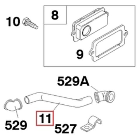 Tubo originale motore BRIGGS & STRATTON 690517