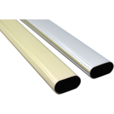 TUBO OVALE OTTONATO MISURA MM.15X30 MT.2