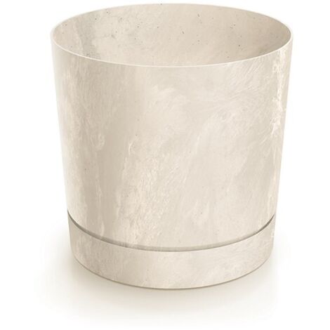 Tubo P Beton Effect Flowerpot DPOP180E Cream Prosperplast