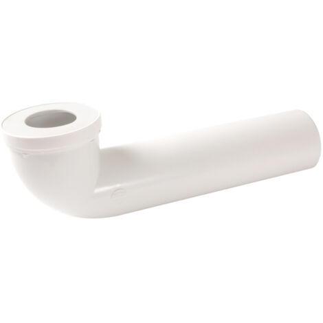 Tubo para inodoro con codo de 90° - Ø85 a 107 Largo 400 - Ø100