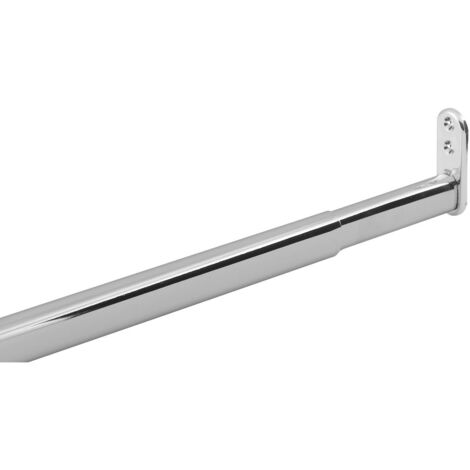 Tubo per armadio allungabile, 60 – 90 cm, asta telescopica, asta stabile per nicchia, asta appendiabiti