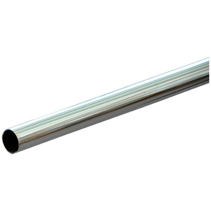 Image of Tubo Per Armadio Tondo Mm 25 X 7 Mt 3 - Cromato