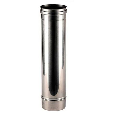 Collare monoparete per tubi canna fumaria in acciaio inox AISI 304 0,5 mm  diametro 120 mm