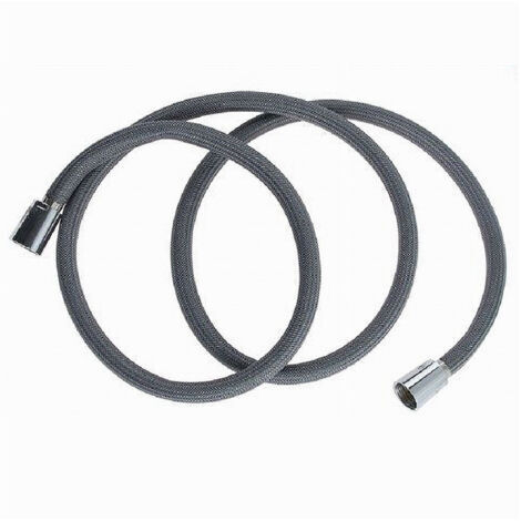 Tubo Per Doccia Flessibile 1.8 Mt Grigio 180 Cm Bagno Laccio Doccetta Box 87285