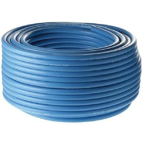 Tubo per gas gpl bombola cucina in gomma flessibile mm 8x13 blu varie  lunghezze lunghezza: 1 metro