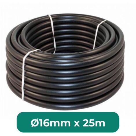 Tubo per impianti di irrigazione in polietilene PN6 Diametro 16 mm Rotolo 25 m