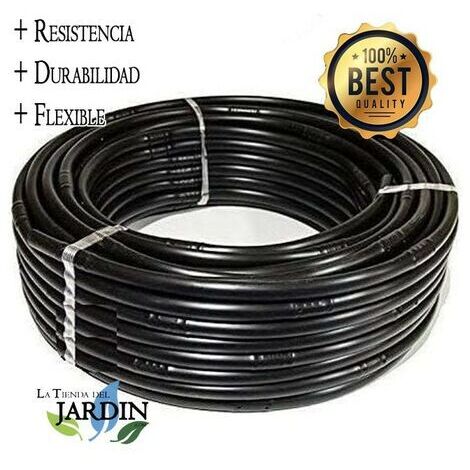 Tubo per Irrigazione a Goccia 16 mm a 33 cm Nero, 100 metri, Suinga