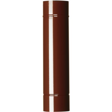 Tubo per stufa   15 x h 50 cm in acciaio smaltato marrone 1 PZ tubo per stufa stufe a legna
