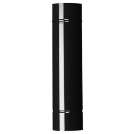 TUBO PER STUFA H  50 CM D 15 CM NERO OPACO- 6,0 pz
