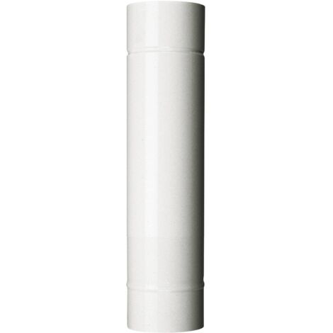Tubo Per Stufa H 50 Cm D 8 Cm Bianco - 12 Pz