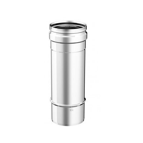 TUBO PER STUFA INOX D 10 CM L25 CM