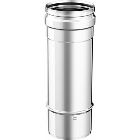 TUBO PER STUFA INOX D 8 CM L25 CM
