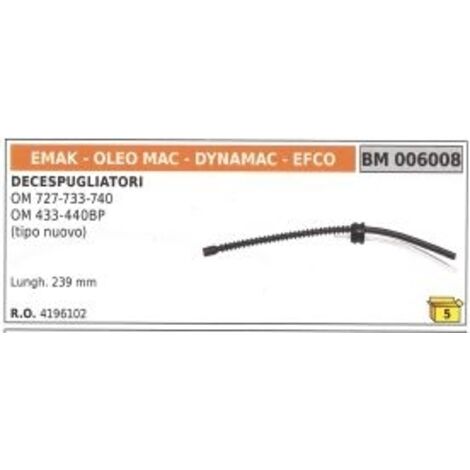 Tubo pescamiscela EMAK decespugliatore OM 720 - 433 - 440BP tipo nuovo 4196102