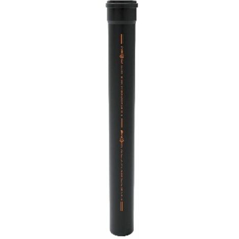 TUBO PHONO BLACK 1 BICCHIERE Diam. 125 lungh. 3000