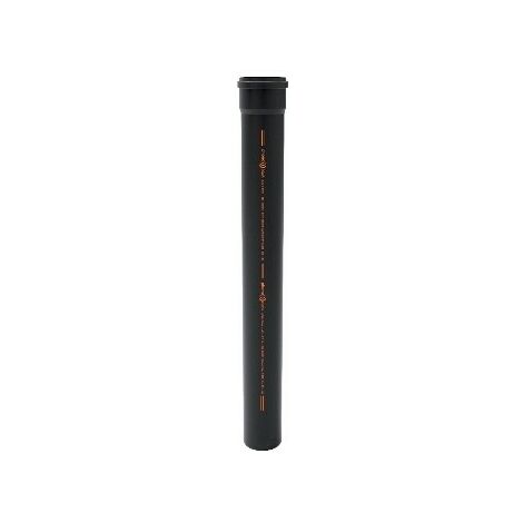TUBO PHONO BLACK 1 BICCHIERE Diam. 50 lungh. 3000 NICOL