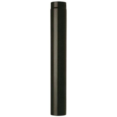 TUBO PLUS PORCELLANATO H 100 CM D 13 CM NERO OPACO