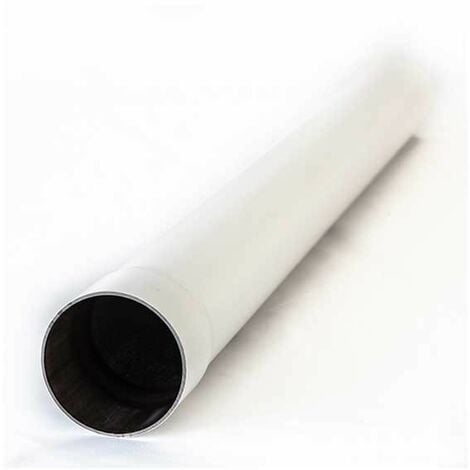 Tubo pluviale tondo colore bianco : Diametro - 80, Metri Lineari - 3 metri