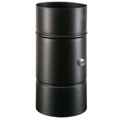 TUBO PORCELLANATO C/COMB C/TAPPO D 10XH19CM NERO CLASSIC