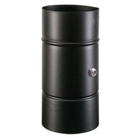 TUBO PORCELLANATO C/COMB C/TAPPO D 13XH19CM NERO CLASSIC