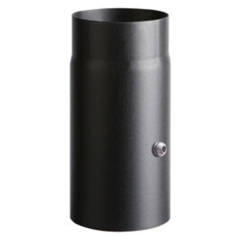 TUBO PORCELLANATO C/COMBUST D 12XH20CM NERO TOP- 1,0 pz
