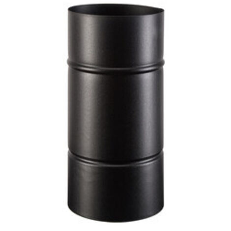 TUBO PORCELLANATO D 15 X H  25CM NERO OPACO CLASSIC
