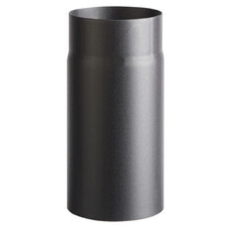TUBO PORCELLANATO D 15 X H  25CM NERO OPACO TOP