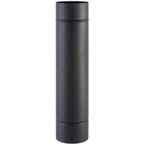 TUBO PORCELLANATO D 15 X H  50CM NERO OPACO CLASSIC