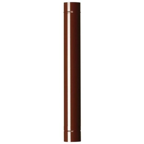 Tubo porcellanato marrone x canna fumaria ala 10x100 d 100x100 cm stufe camini