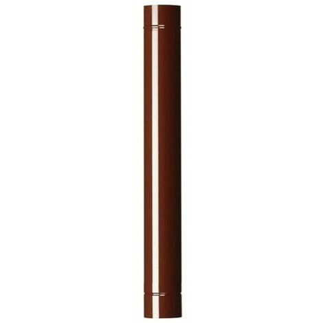 Tubo porcellanato marrone x canna fumaria ala 13x100 d 130x100 cm stufe camini