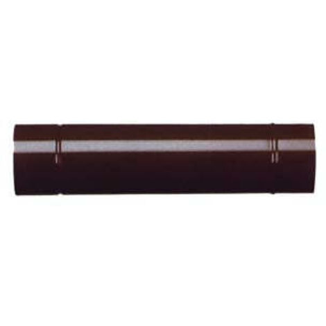 Tubo porcellanato per stufe a legna - Ala Smalto Top - Marrone Lucido - Misure: Ø cm 12x25h