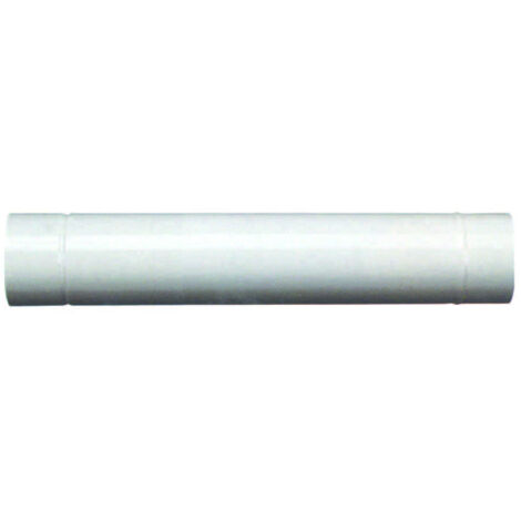 Tubo Porcellanato Per Stufe A Legna Bianco Lucido - ø cm.10x25