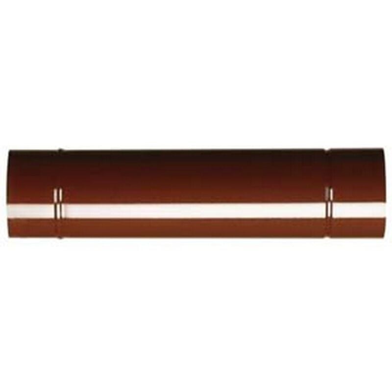 Image of Tubo porcellanato per stufe a legna marrone ' ALA smalto classic' - MM.100X250H.