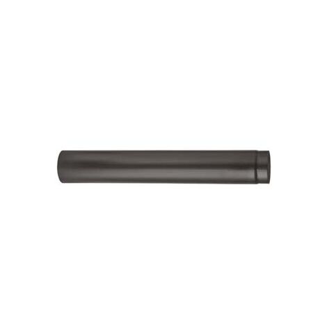 TUBO PORCELLANATO PER STUFE A LEGNA NERO OPACO ALA SMALTO TOP- - ø mm.140x1000h. - 1 pezzi ALA