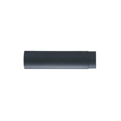 Tubo Porcellanato Pesante Per Stufe A Legna Nero Opaco - ø cm.12x100, mm.1,2